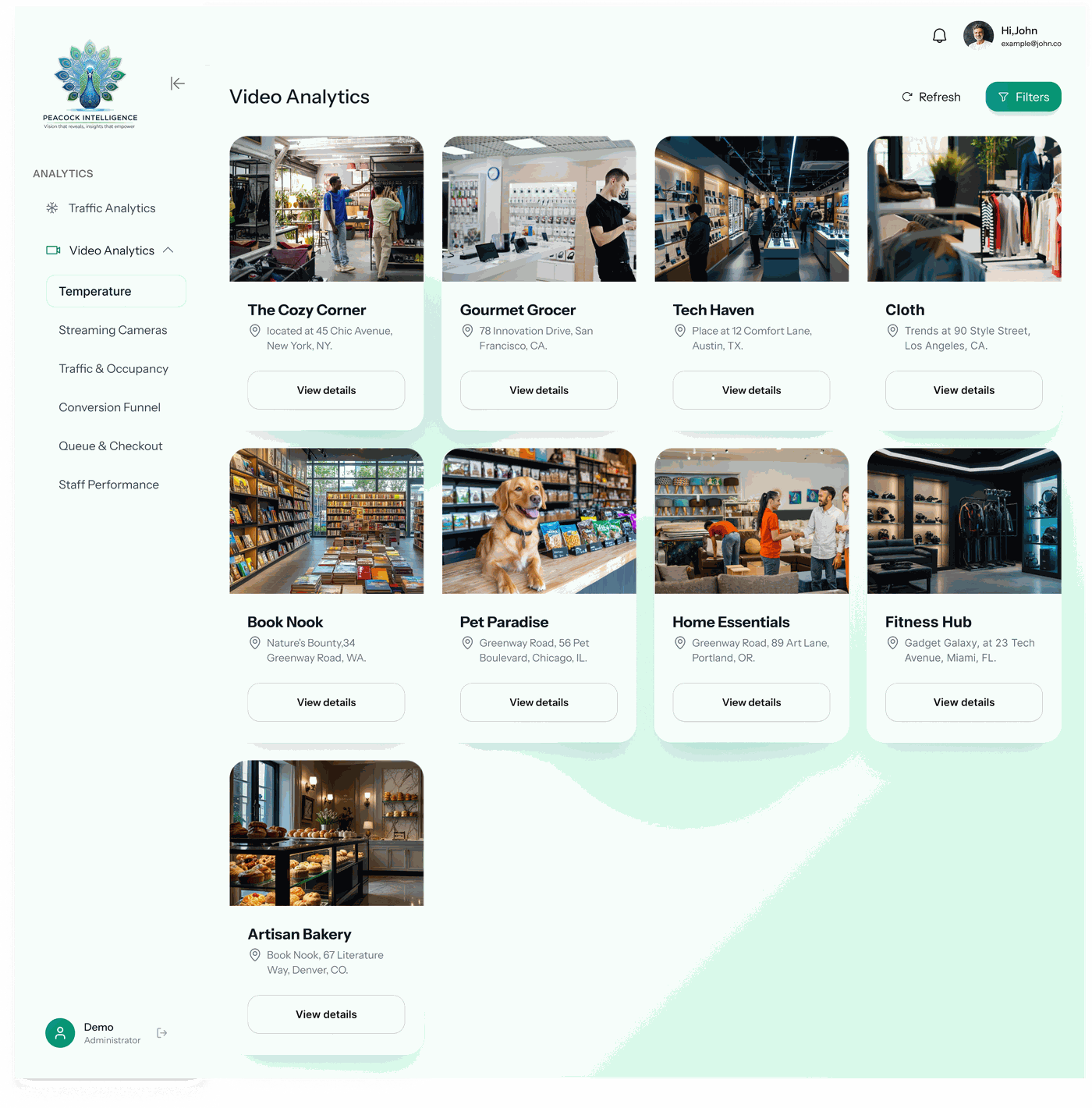 Video Intelligence — Peacock Intelligence capability dashboard